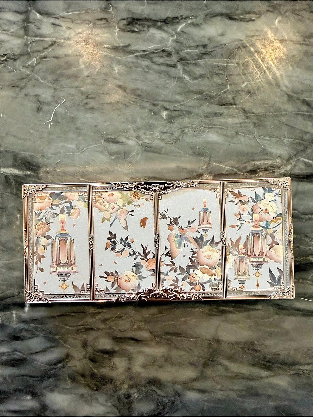 Flower Knows Love Bear Blush Bronzer Contour Palette Pink & Brown